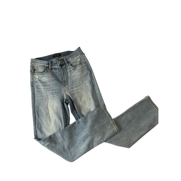 NEW Judy Blue Straight Fit Jean 7/28 High Rise Denim - Picture 1 of 9